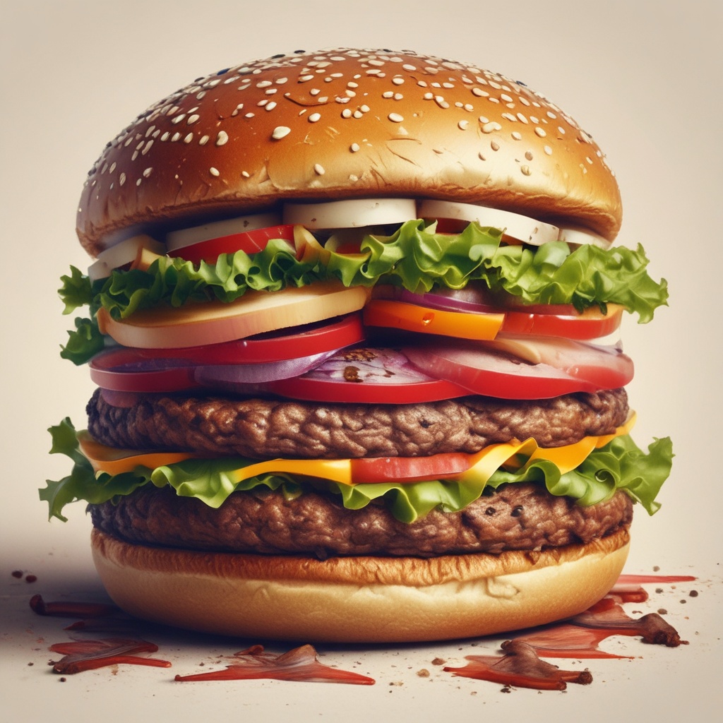 Juicy burger